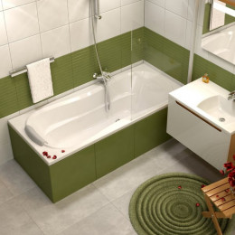 Ванна акриловая Ravak Campanula II CB21000000 180х80 белый