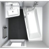 Акриловая ванна Ravak 10° L , 160x95 см C831000000