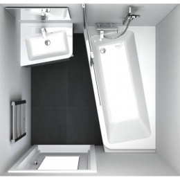 Акриловая ванна Ravak 10° L , 160x95 см C831000000