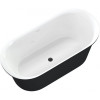 Акриловая ванна Aquanet Family Smart 88778-MW-MB 293084 170х78 белый матовый/черный матовый