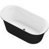 Акриловая ванна Aquanet Family Smart 88778-MW-MB 293084 170х78 белый матовый/черный матовый