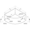 Акриловая ванна Радомир Филадельфия 1-01-0-0-1-042 168x168 белый