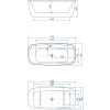 Акриловая ванна Aquanet Family Fine 95778-MW 260051 170х78 белый матовый