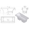 Ванна из литьевого мрамора Astra-Form Капри 180x80 см