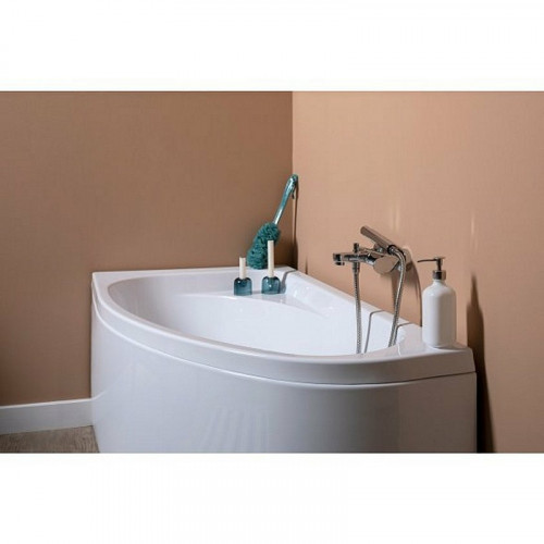 Акриловая ванна Aquanet Grace Mia 246817 L 140х80 с каркасом без панелей белый