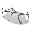 Акриловая ванна Aquanet Grace Mia 246817 L 140х80 с каркасом без панелей белый