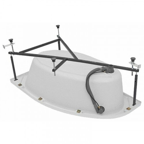 Акриловая ванна Aquanet Grace Mia 246817 L 140х80 с каркасом без панелей белый
