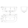 Акриловая ванна BelBagno BB70-1500-800 150х80 белый