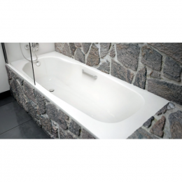 Стальная ванна BLB Atlantica B70J HG 170х80 утолщенная с отверстиями под ручки