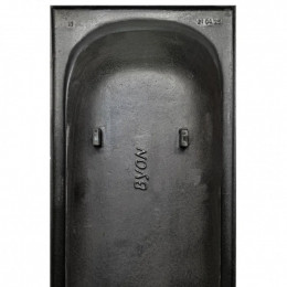 Чугунная ванна 180x80 см без ручек Byon Milan H0000372 с ножками