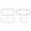 Ванна акриловая BelBagno BB412-1700-800 170х80