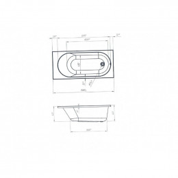 Акриловая ванна Marka One Atlas  01атл1570 150x70 белый