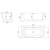 Акриловая ванна BelBagno BB410-1500-780-L 150х78 левая белый