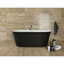 Акриловая ванна Aquanet Family Smart 88778-GW-MB 293083 170х78 белый/черный матовый