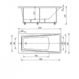 Акриловая ванна Aquatek Либра LIB150-0000024 150х70 с экраном, с каркасом (разборный), со слив-переливом