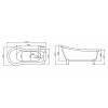 Акриловая ванна BelBagno BB20-1700 170x73 белый