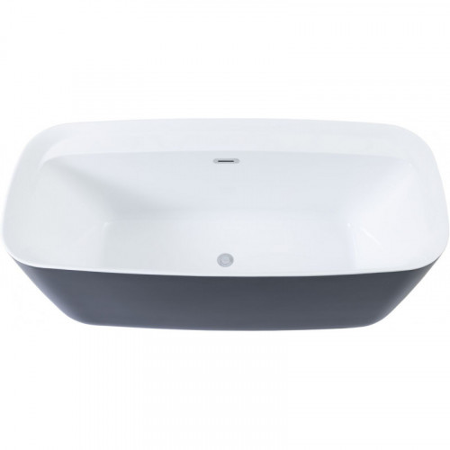 Акриловая ванна Aquanet Family Fine 95778-GW-MB 292985 170х78 белый/черный матовый