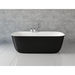 Акриловая ванна Aquanet Family Fine 95778-GW-MB 292985 170х78 белый/черный матовый