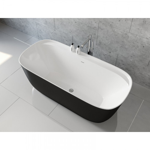 Акриловая ванна Aquanet Family Fine 95778-GW-MB 292985 170х78 белый/черный матовый
