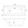 Ванна из литьевого мрамора Marmo Bagno Милано MB-M170-75 170х75