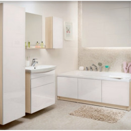 Акриловая ванна Cersanit Smart 170X80 правая 63351