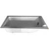 Ванна из литьевого мрамора Marmo Bagno Ницца MB-NP180-80 180х80 с подголовником
