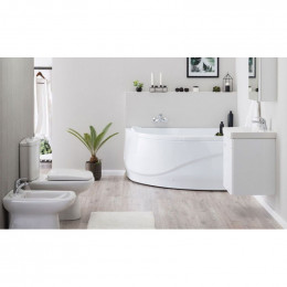 Акриловая ванна Aquanet Graciosa 150x90 правая 205389 без гидромассажа