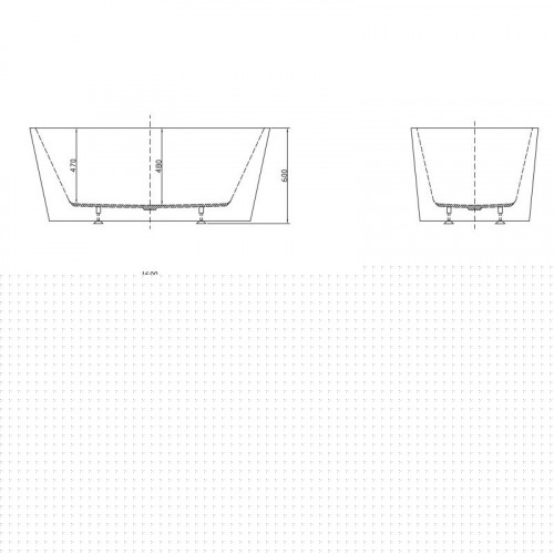 Акриловая ванна BelBagno BB202-1600-800 160x80 белый