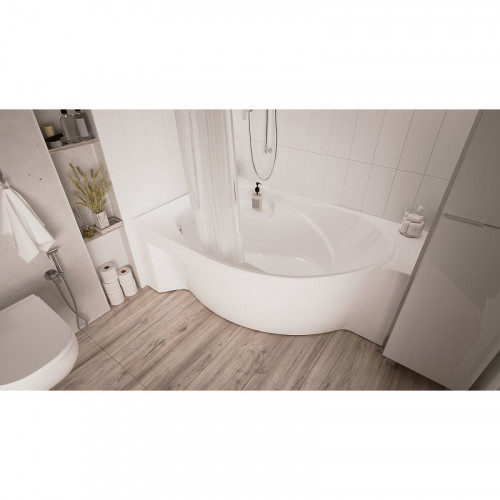 Акриловая ванна Marka One Ergonomika 01эрг17511п 158-175х110 белый/правая