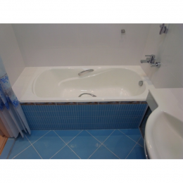 Стальная ванна Roca Princess-N 160x75 2203E0000 с отверстиями под ручки