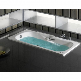 Стальная ванна Roca Princess-N 160x75 2203E0000 с отверстиями под ручки