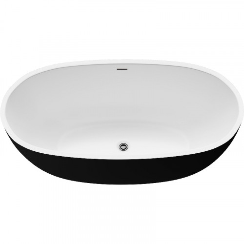 Ванна акриловая Grossman Classic GR-2503MB 170х87 черный матовый